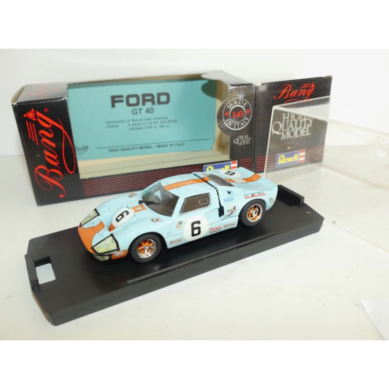 FORD GT 40 N°6 LE MANS 1969 BANG 7074 1:43 1er