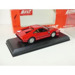FERRARI 308 GTB 4 VALVOLE 1982 Rouge BEST 9245 1:43 lÃ©ger dÃ©faut