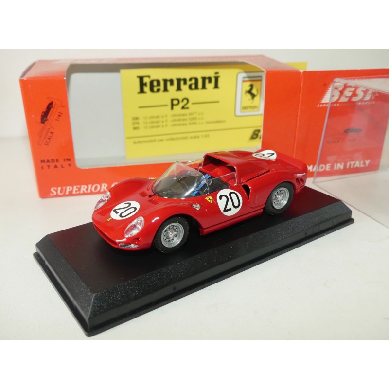 FERRARI 330 P2 NÂ°20 LE MANS 1965 BEST 9140 1:43 Abd