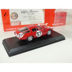 ALFA ROMEO GIULIA TZ1 NÂ°57 LE MANS 1964 BEST 9132 1:43 13Ã¨me 1er Classe