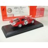 ALFA ROMEO GIULIA TZ1 NÂ°57 LE MANS 1964 BEST 9132 1:43 13Ã¨me 1er Classe