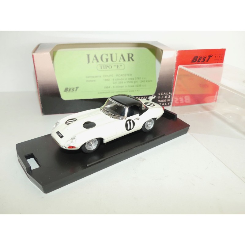 JAGUAR TYPE E SPYDER N°11 TOURIST TROPHY 1962 BEST 9035 1:43