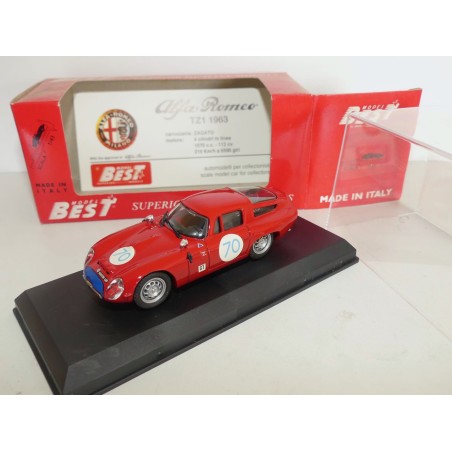 ALFA ROMEO TZ1 N°70 TARGA FLORIO 1965 BEST 9062 1:43