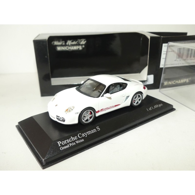PORSCHE CAYMAN S 987 2005 Blanc MINICHAMPS 1:43