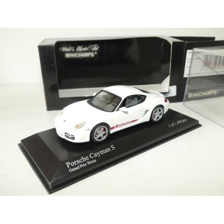 PORSCHE CAYMAN S 987 2005 Blanc MINICHAMPS 1:43