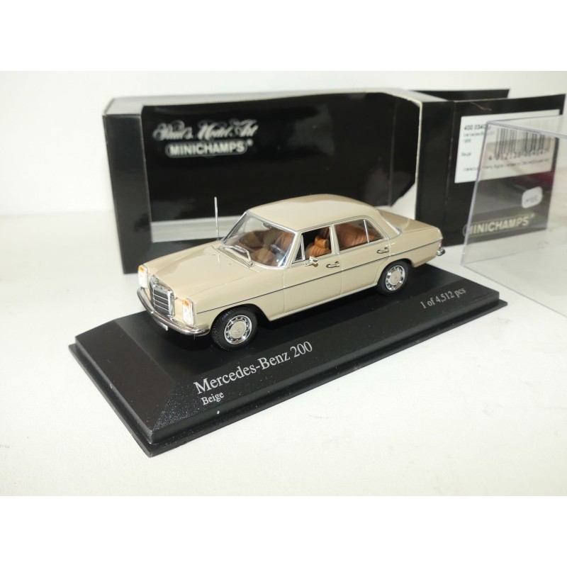 MERCEDES 200 D W123 1958 Beige MINICHAMPS 1:43
