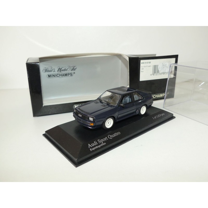 AUDI SPORT QUATTRO 1984 Bleu MINICHAMPS 1:43