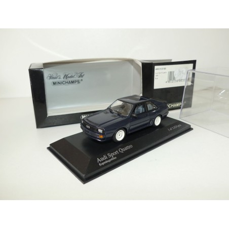 AUDI SPORT QUATTRO 1984 Bleu MINICHAMPS 1:43