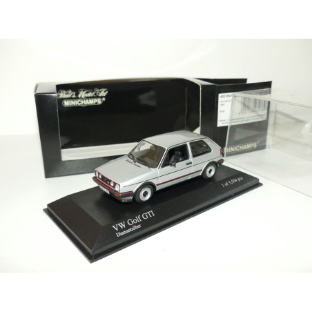 VW GOLF GTi II 1985 Gris MINICHAMPS 1:43