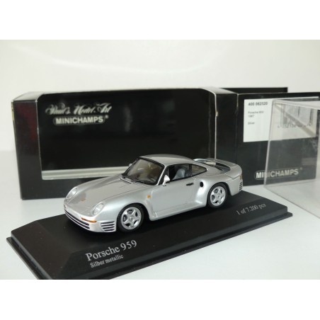 PORSCHE 959 1987 Gris MINICHAMPS 1:43