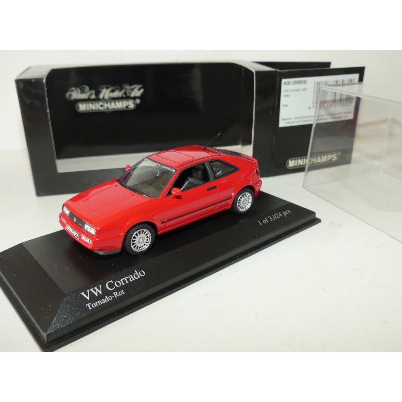 VW CORRADO G60 1990 Rouge MINICHAMPS 1:43