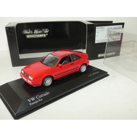 VW CORRADO G60 1990 Rouge MINICHAMPS 1:43