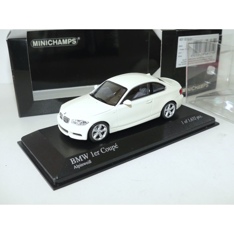 BMW SERIE 1 COUPE E82 2007 Blanc MINICHAMPS 1:43