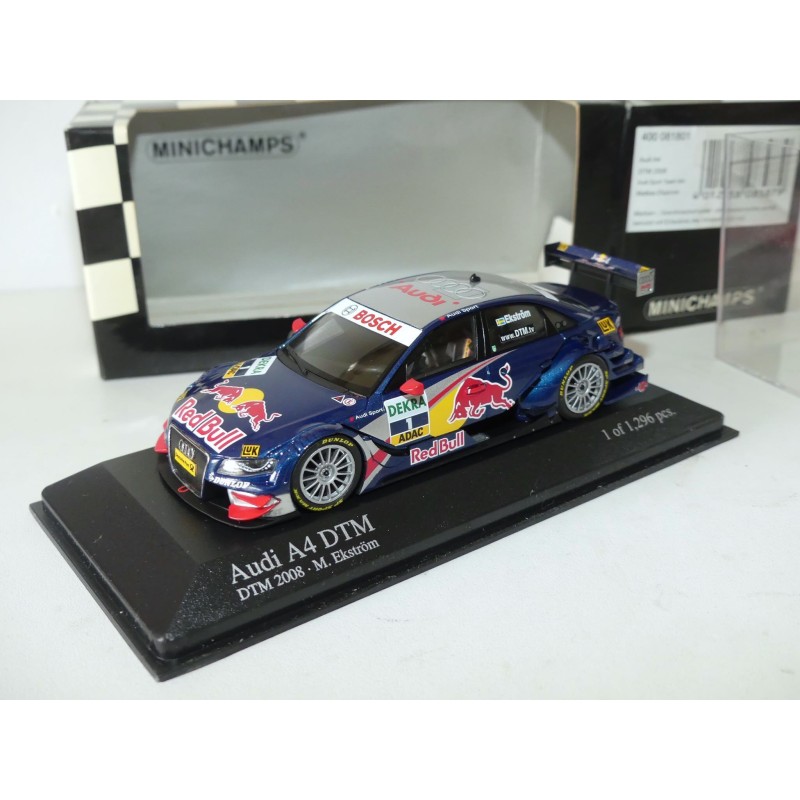 AUDI A4 N°1 DTM 2008 M. EKSTROM MINICHAMPS 1:43