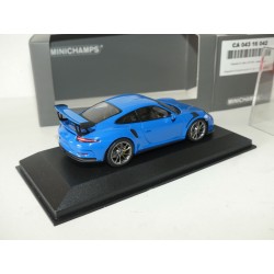 PORSCHE 911 GT3 RS 991 Bleu MINICHAMPS 1:43