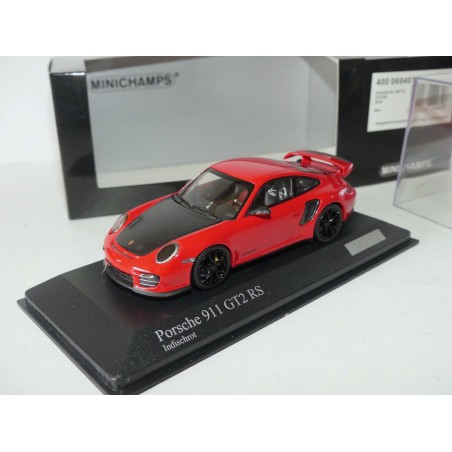 PORSCHE 911 GT2 RS Phase II 997 2010 Rouge MINICHAMPS 1:43