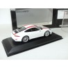 PORSCHE 911 R 991 2016 Blanc avec Bandes rouge MINICHAMPS 1:43