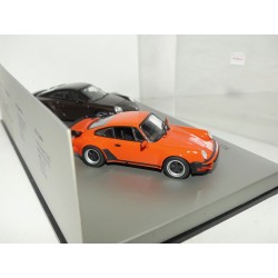 PORSCHE 911 TURBO 3.3 ET 911 TURBO COFFRET MINICHAMPS 1:43
