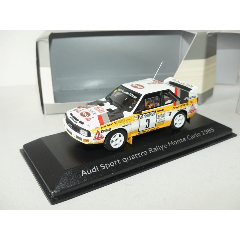 AUDI SPORT QUATTRO RALLYE DE MONTE CARLO 1985 ROHRL MINICHAMPS 1:43