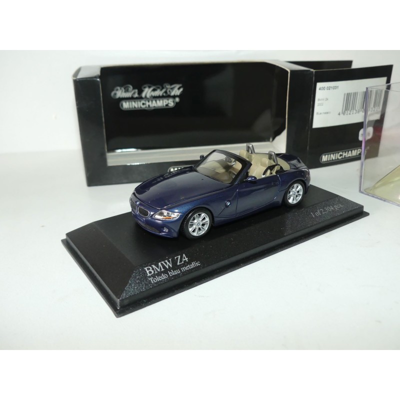 BMW Z4 2002 Bleu MINICHAMPS 1:43