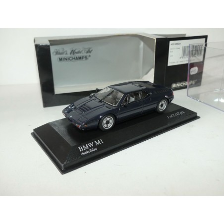 BMW M1 STREET 1978 Bleu MINICHAMPS 1:43