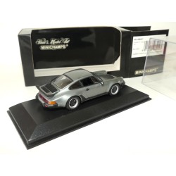 PORSCHE 911 TURBO 1977 Bleu Gris MINICHAMPS 1:43