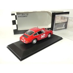 PORSCHE 911 N°147 RALLYE MONTE CARLO 1965 MINICHAMPS 1:43 Arrivée 1er