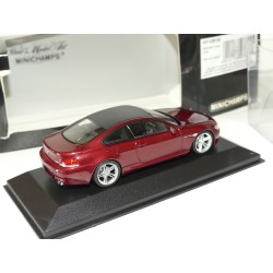 BMW SERIE 6 M6 COUPE 2006 Dark Red Toit Noir MINICHAMPS 1:43