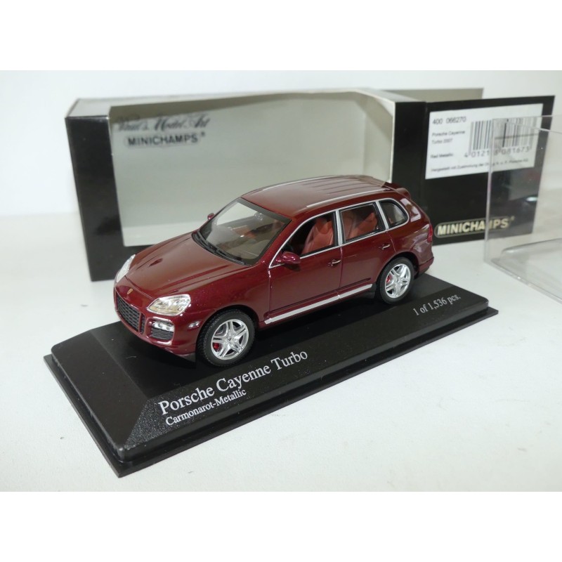 PORSCHE CAYENNE TURBO 2007 Rouge Bordeaux MINICHAMPS