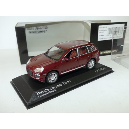 PORSCHE CAYENNE TURBO 2007 Rouge Bordeaux MINICHAMPS