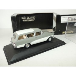 OPEL REKORD P1 CARAVAN 1958-1960 Gris et Blanc MINICHAMPS 1:43