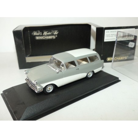OPEL REKORD P1 CARAVAN 1958-1960 Gris et Blanc MINICHAMPS 1:43