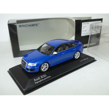 AUDI RS6 C6 2008 Bleu MINICHAMPS 1:43