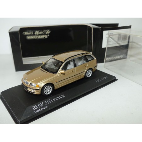 BMW SERIE 3 318 TOURING E46 1999 Gold MINICHAMPS 1:43