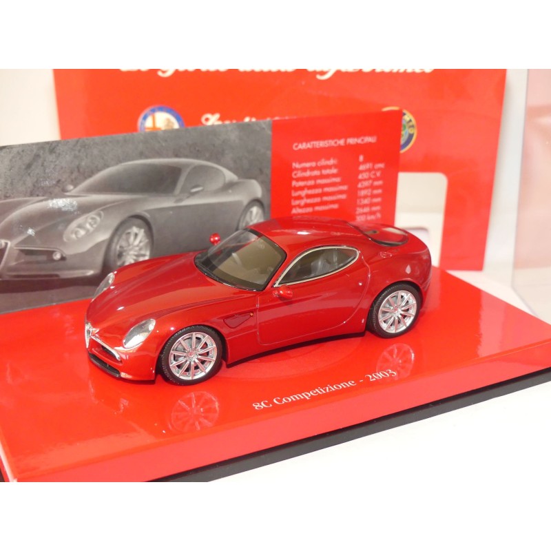 ALFA ROMEO 8C COMPETIZIONE 2003 Rouge MINICHAMPS  1:43