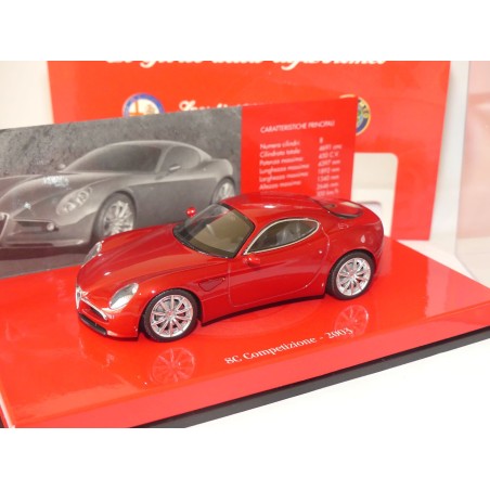 ALFA ROMEO 8C COMPETIZIONE 2003 Rouge MINICHAMPS  1:43