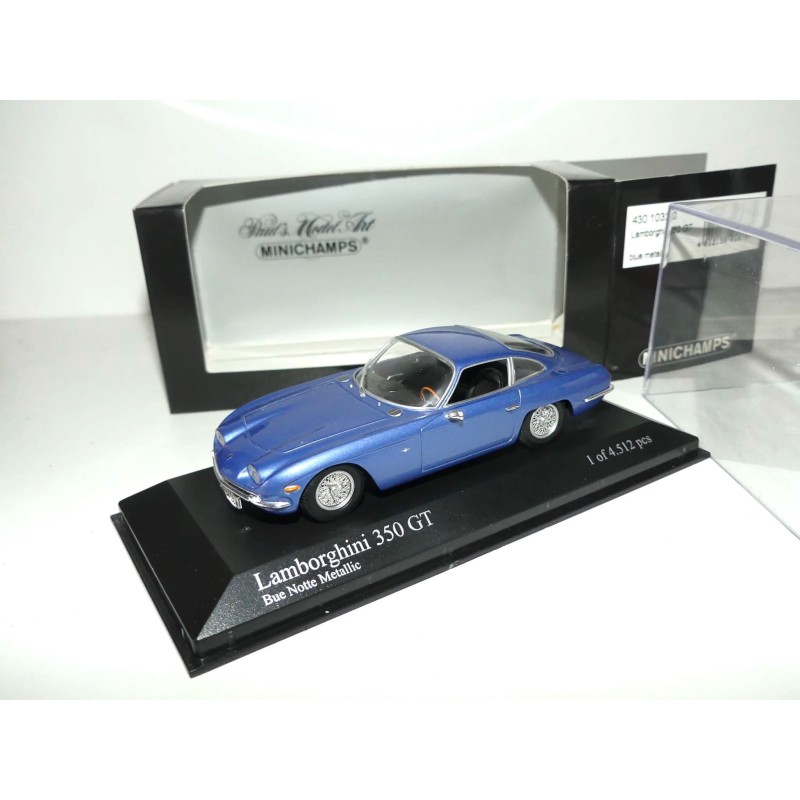 LAMBORGHINI 350 GT Bleu MINICHAMPS 1:43