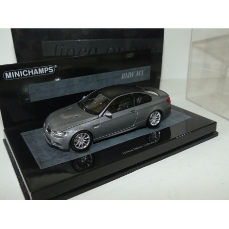BMW M3 E92 2006 Gris Matt Toit Carbone MINICHAMPS 1:43