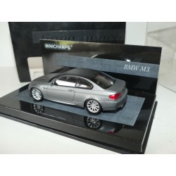 BMW M3 E92 2006 Gris Matt Toit Carbone MINICHAMPS 1:43