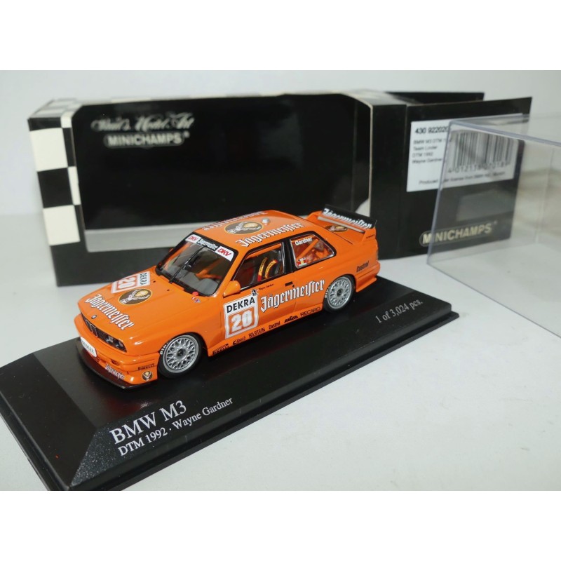 BMW M3 N°20 DTM 1992 W. gardner MINICHAMPS 1:43