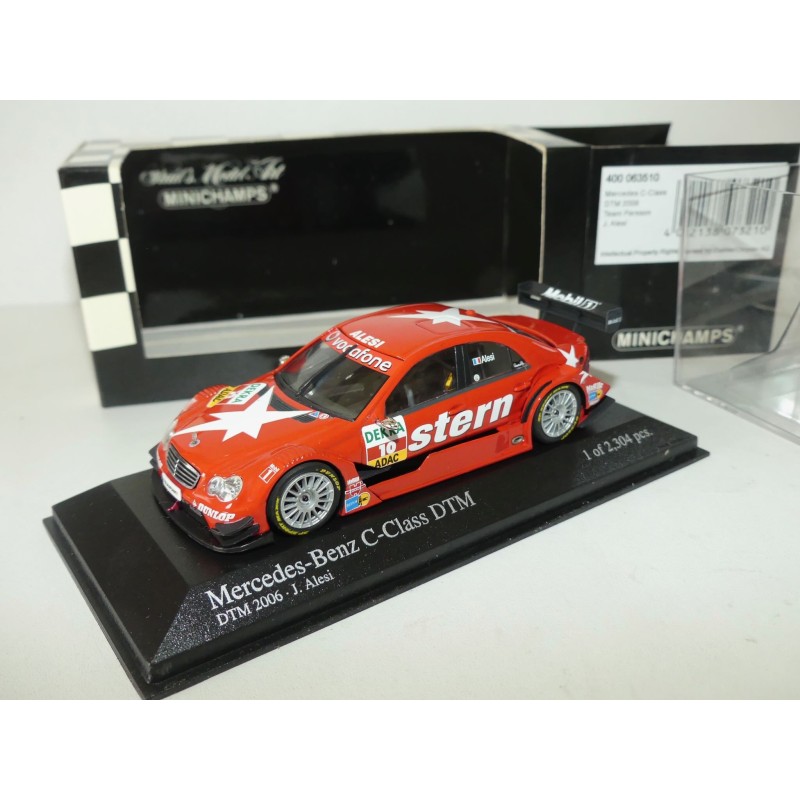 MERCEDES CLASSE C N°10 DTM 2006 J. ALESI MINICHAMPS 1:43
