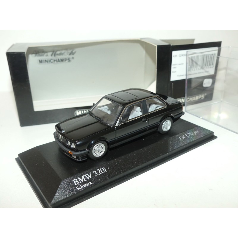 BMW SERIE 3 320 i E30 1989 Noir MINICHAMPS 1:43