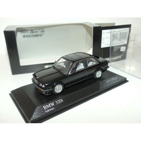 BMW SERIE 3 320 i E30 1989 Noir MINICHAMPS 1:43