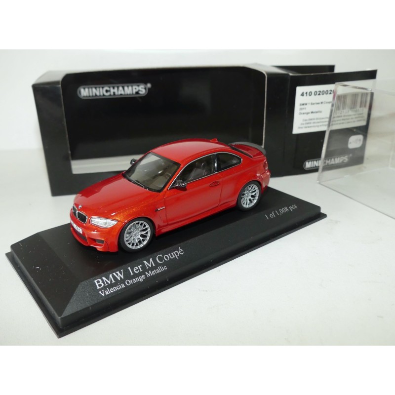 BMW SERIE 1 M COUPE 2011 Orange MINICHAMPS 1:43