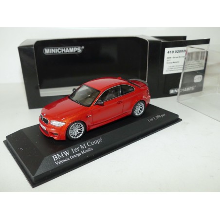 BMW SERIE 1 M COUPE 2011 Orange MINICHAMPS 1:43