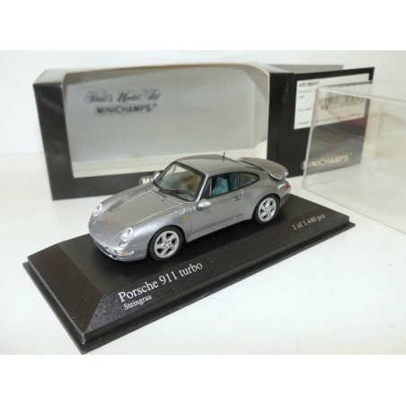 PORSCHE 911 TURBO 993 1995 Gris MINICHAMPS 1:43