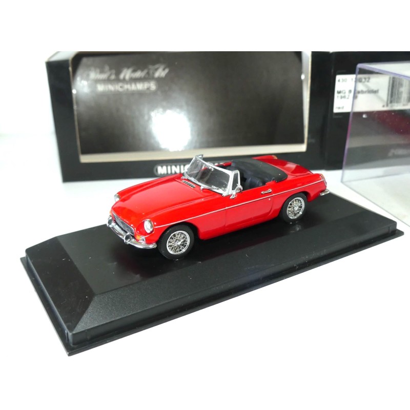 MG MGB CABRIOLET 1962-69 Rouge MINICHAMPS 1:43