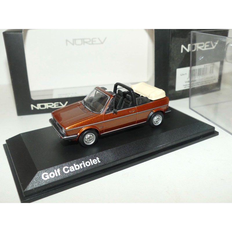 VW GOLF I CABRIOLET Marron NOREV 1:43