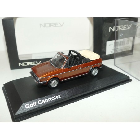 VW GOLF I CABRIOLET Marron NOREV 1:43