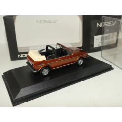 VW GOLF I CABRIOLET Marron NOREV 1:43